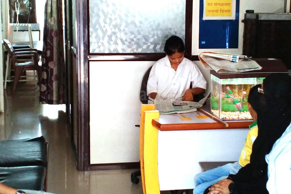Reception at Seema Clinic Yerwada Pune