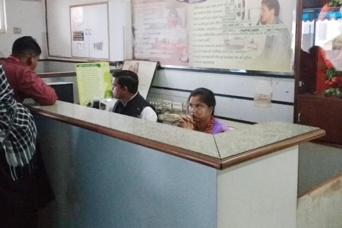 Reception at Sen Maternity & Eye Hospital Pvt Ltd Shahaganj Agra