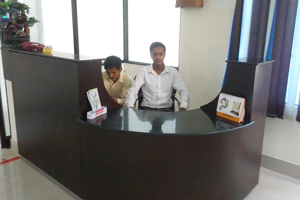 Reception at Sewa Dental, Maxillofacial, Implant & Orthodontic Centre Durgakund Varanasi
