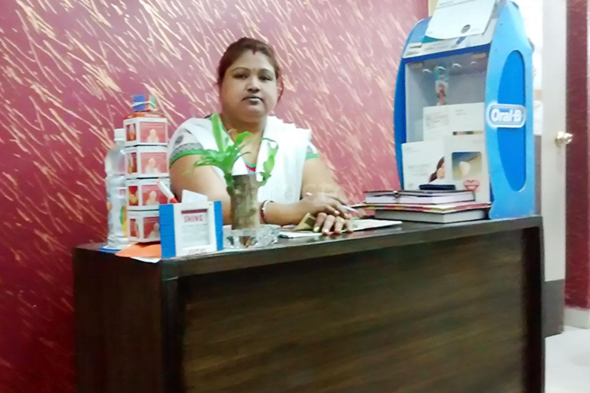 Reception at Shine Multispecialty Oral and Dental Care New Alipore Kolkata