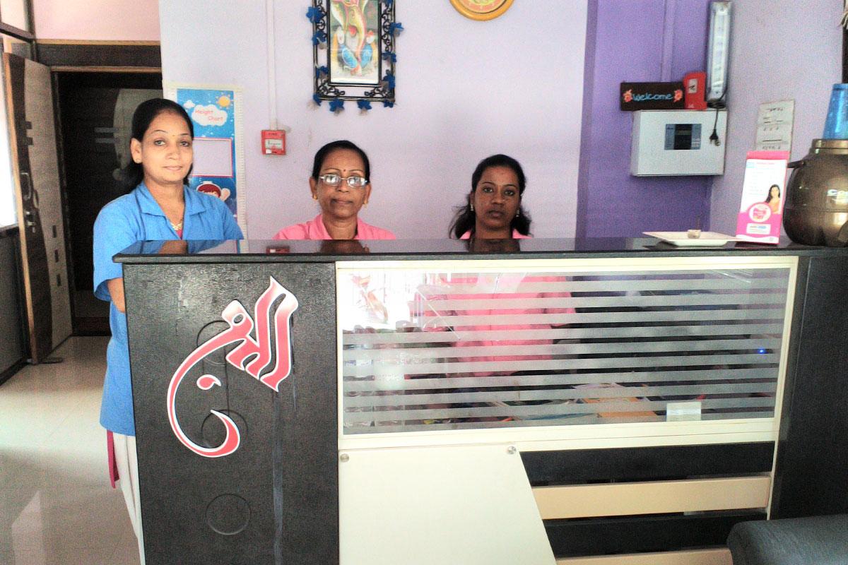 Reception at Shree Maternity Centre And General Hospital Ulhasnagar Thane