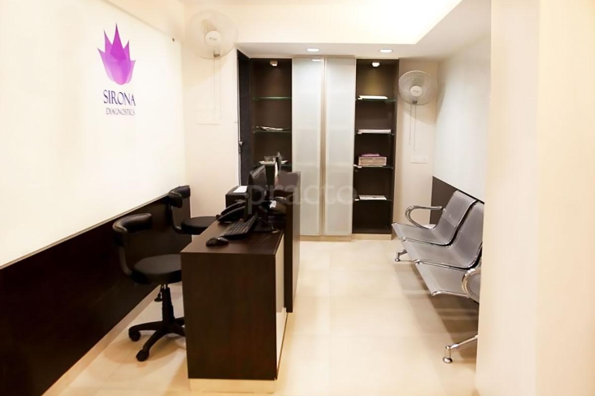 Reception at Sirona Diagnostic Center Dadar West Mumbai