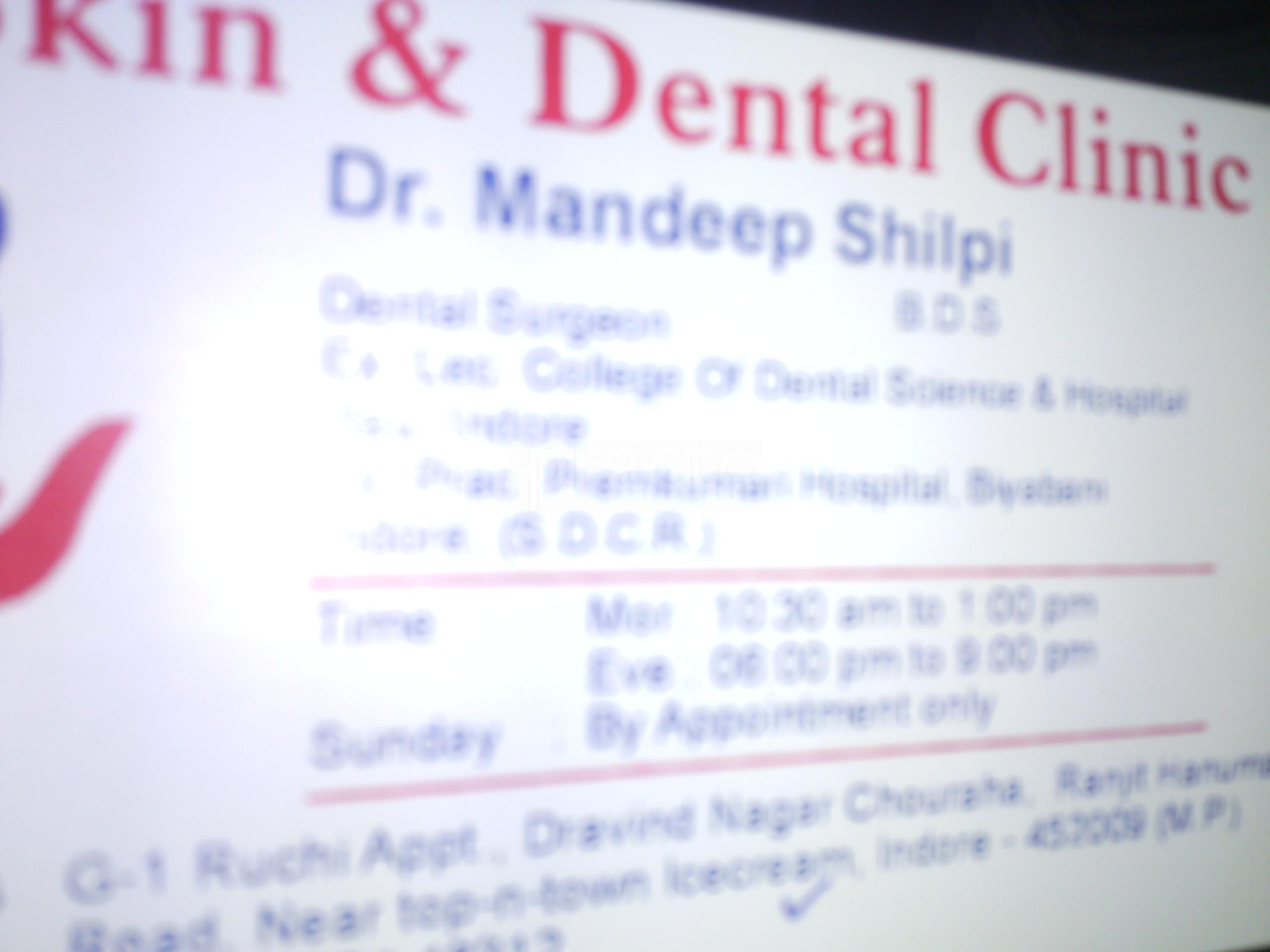 Sparsh Skin Laser And Dental Clinic  Sudama Nagar Indore