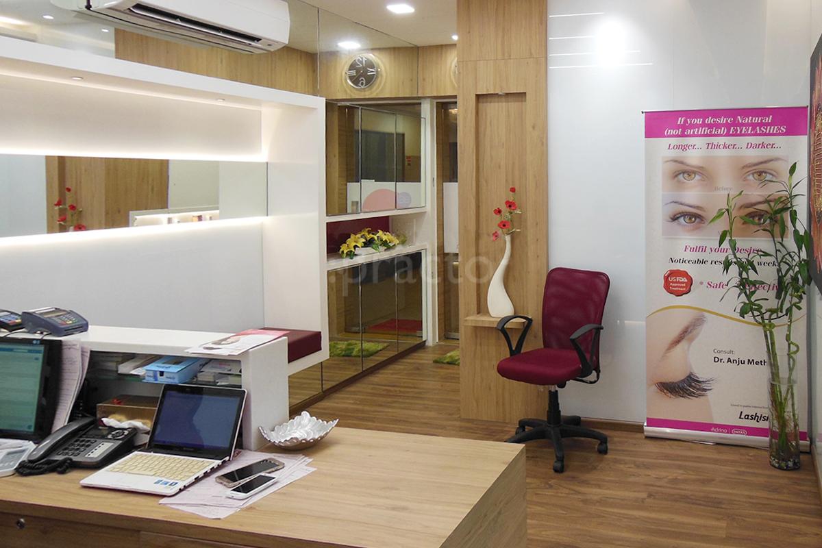Waiting Area at The Skin and Shape Clinic Andheri West Mumbai