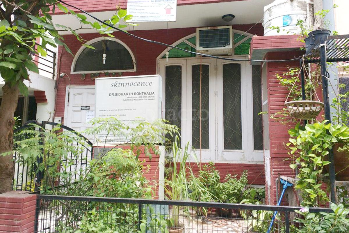 Entrance at Skinnocence Sushant Lok I Gurgaon