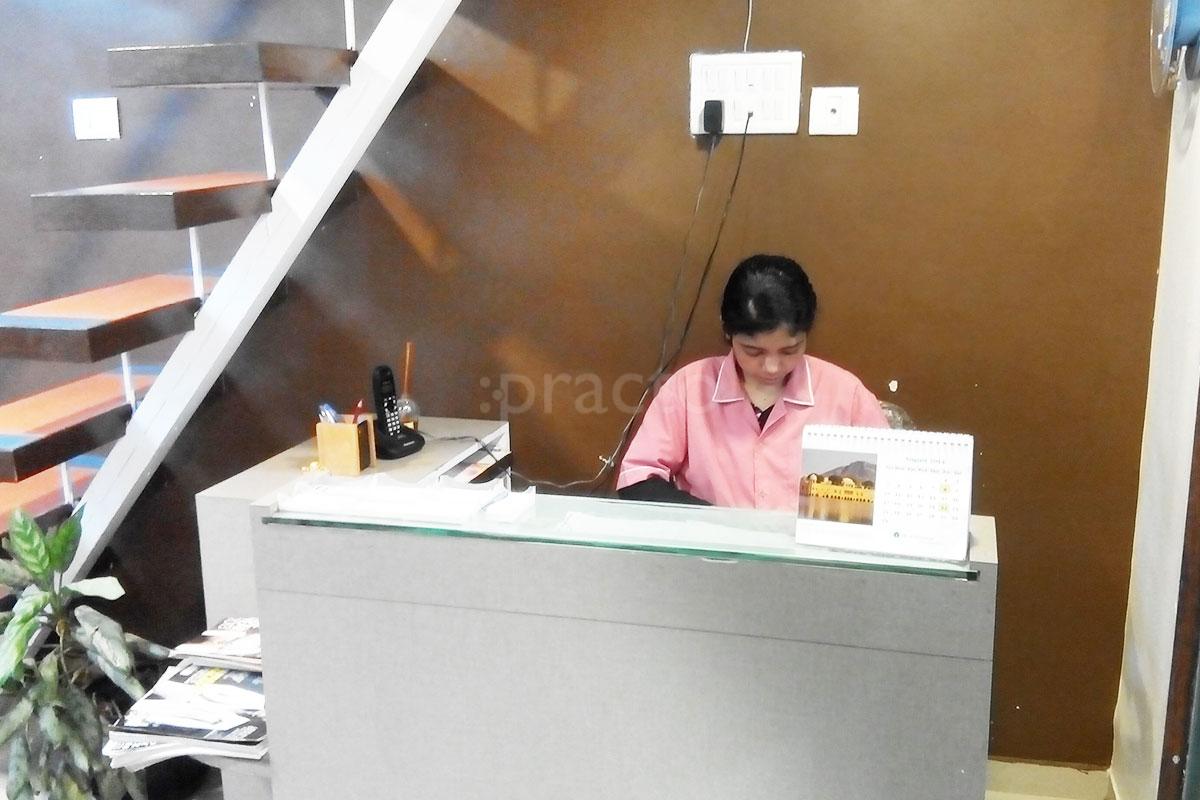 Reception at Smile Avenue Dental & Multi Speciality Clinic Kharadi Pune