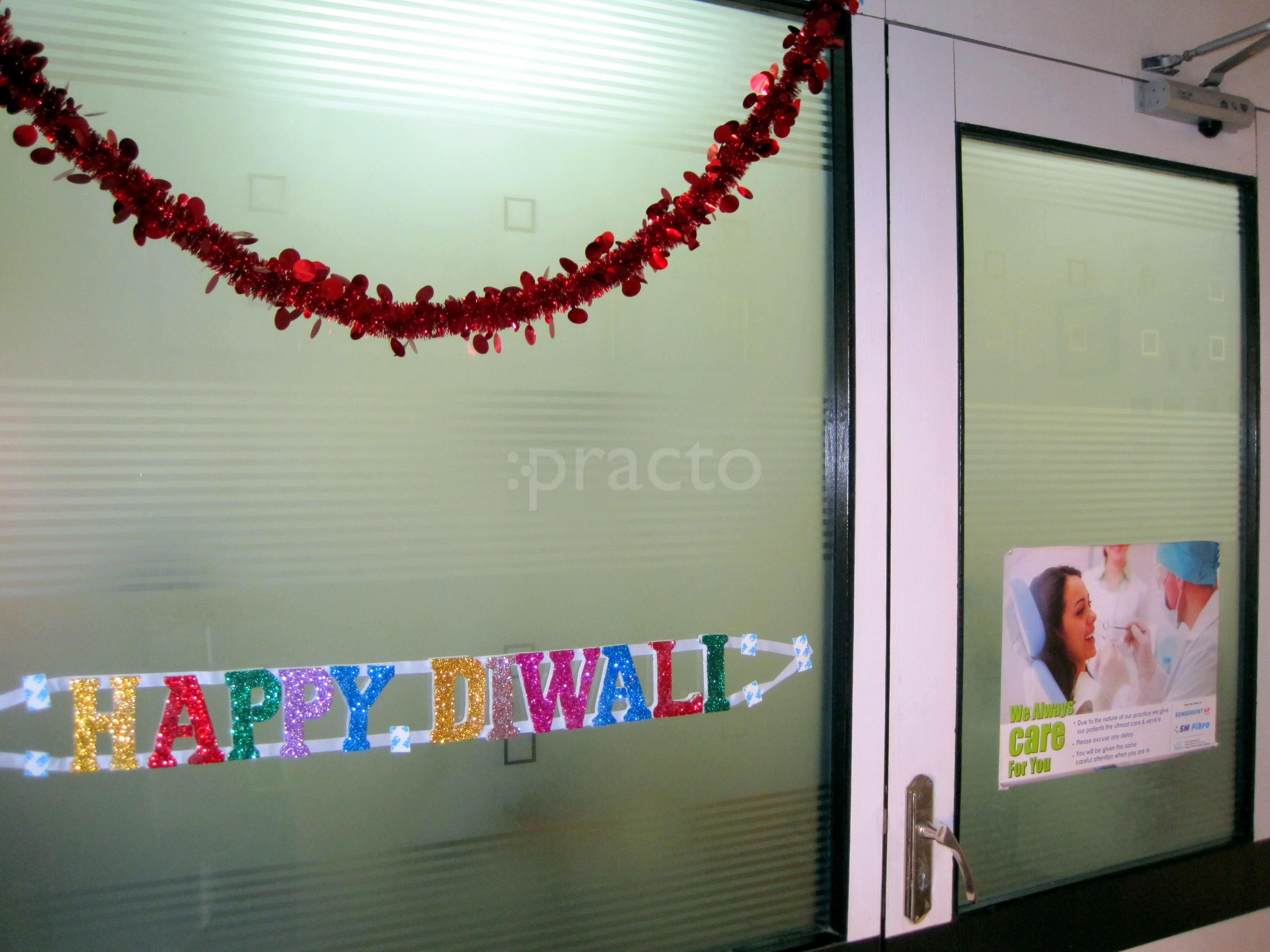 Reception at Smile Care Dental Clinic Airoli Navi Mumbai