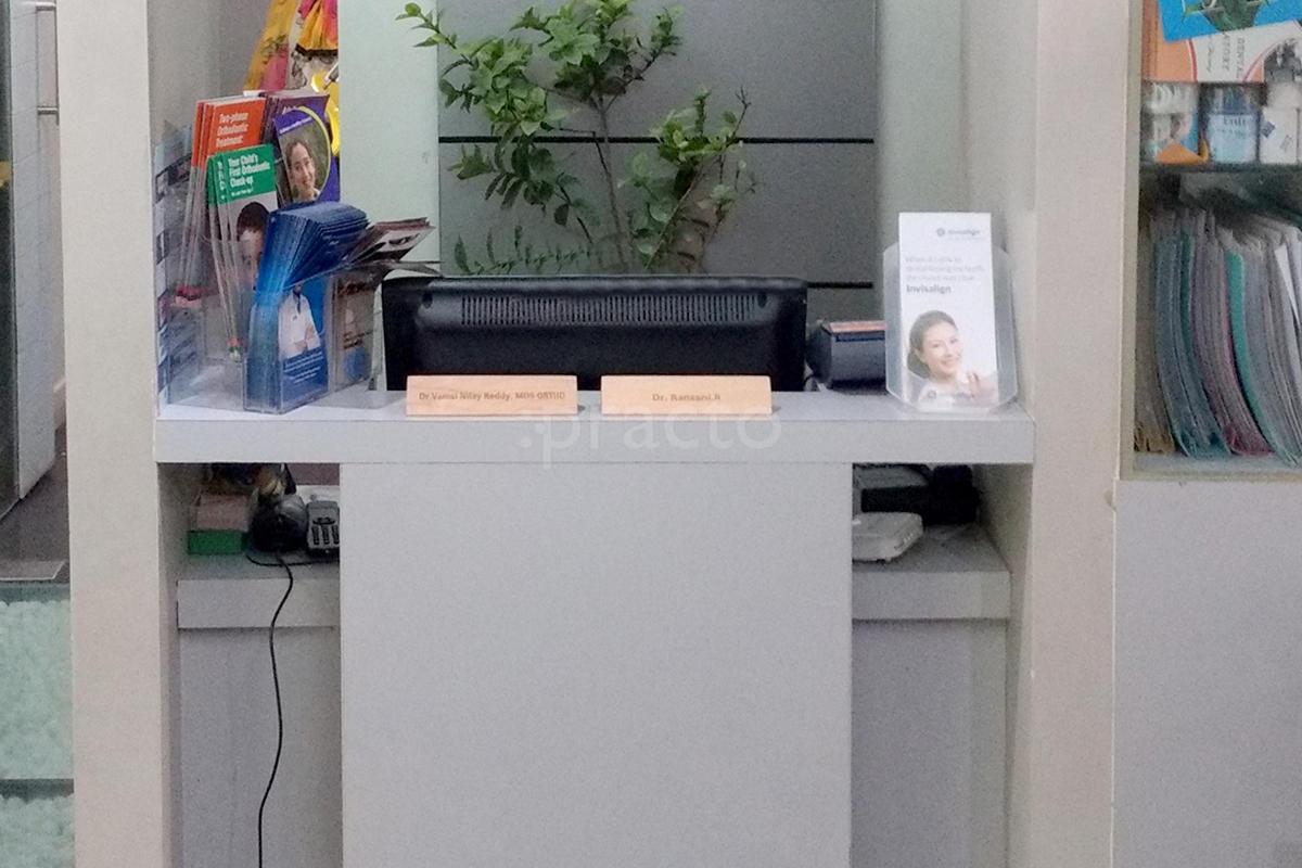 Reception at Smile D'zyners Dental Clinic Teynampet Chennai