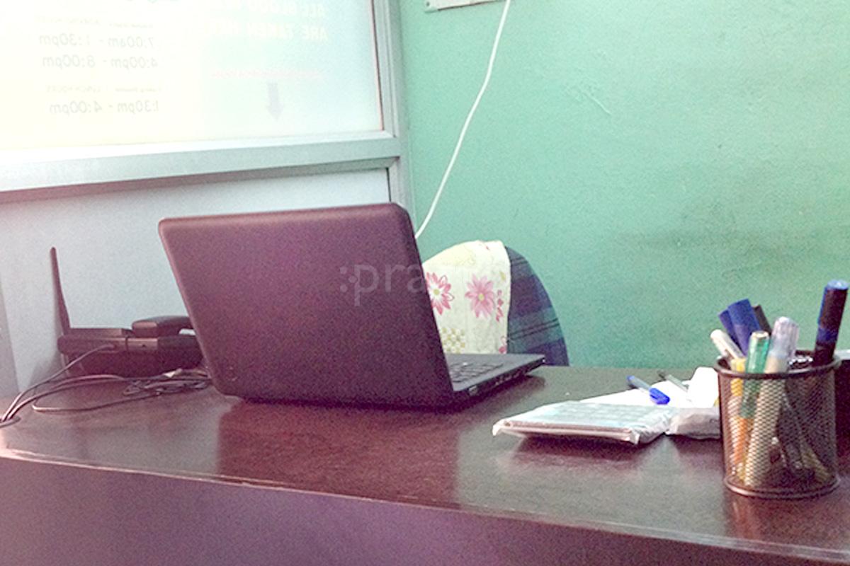 Reception at Smile Dental Clinic Mylapore Chennai