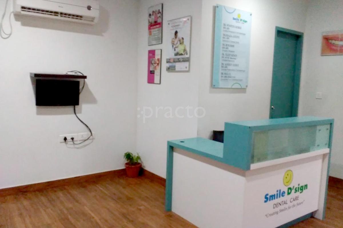 Reception at Smile Design Dental Care Palarivattom Ernakulam