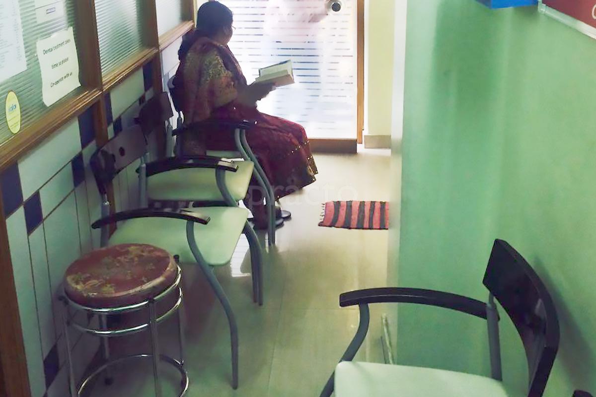 Entrance at smile planners multispeciality dental clinic Dhakuria Kolkata