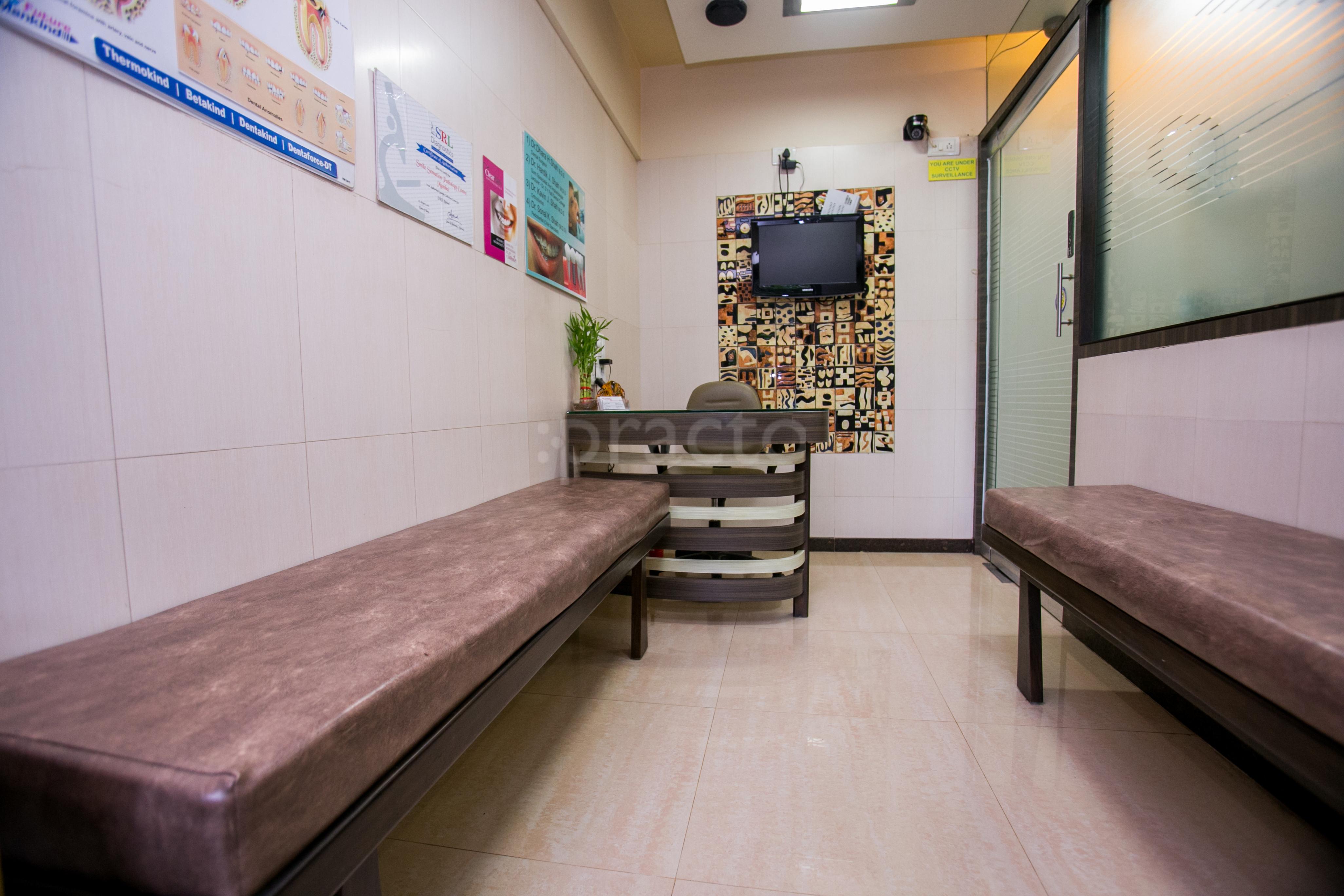 Reception at Smile Sensations Dental Clinic JB Nagar Mumbai
