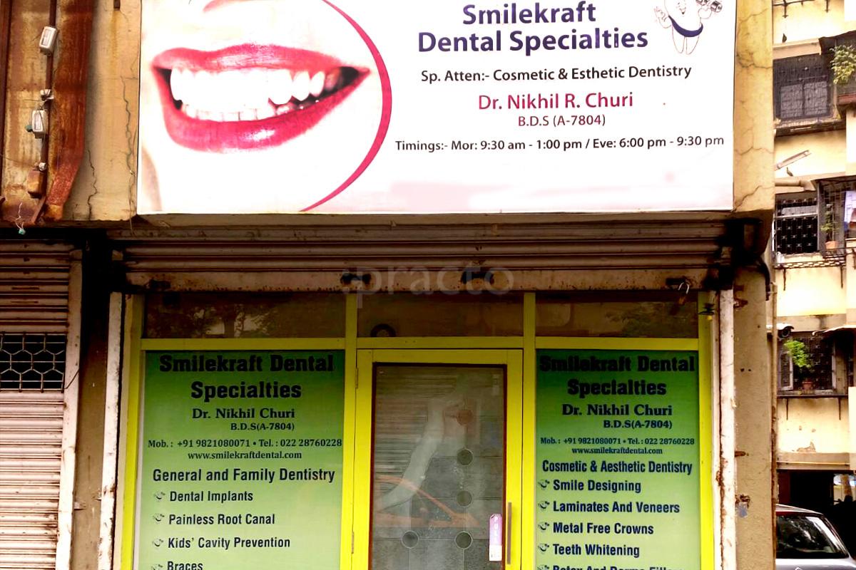 Entrance at Smilekraft Dental Specialties Malad West Mumbai