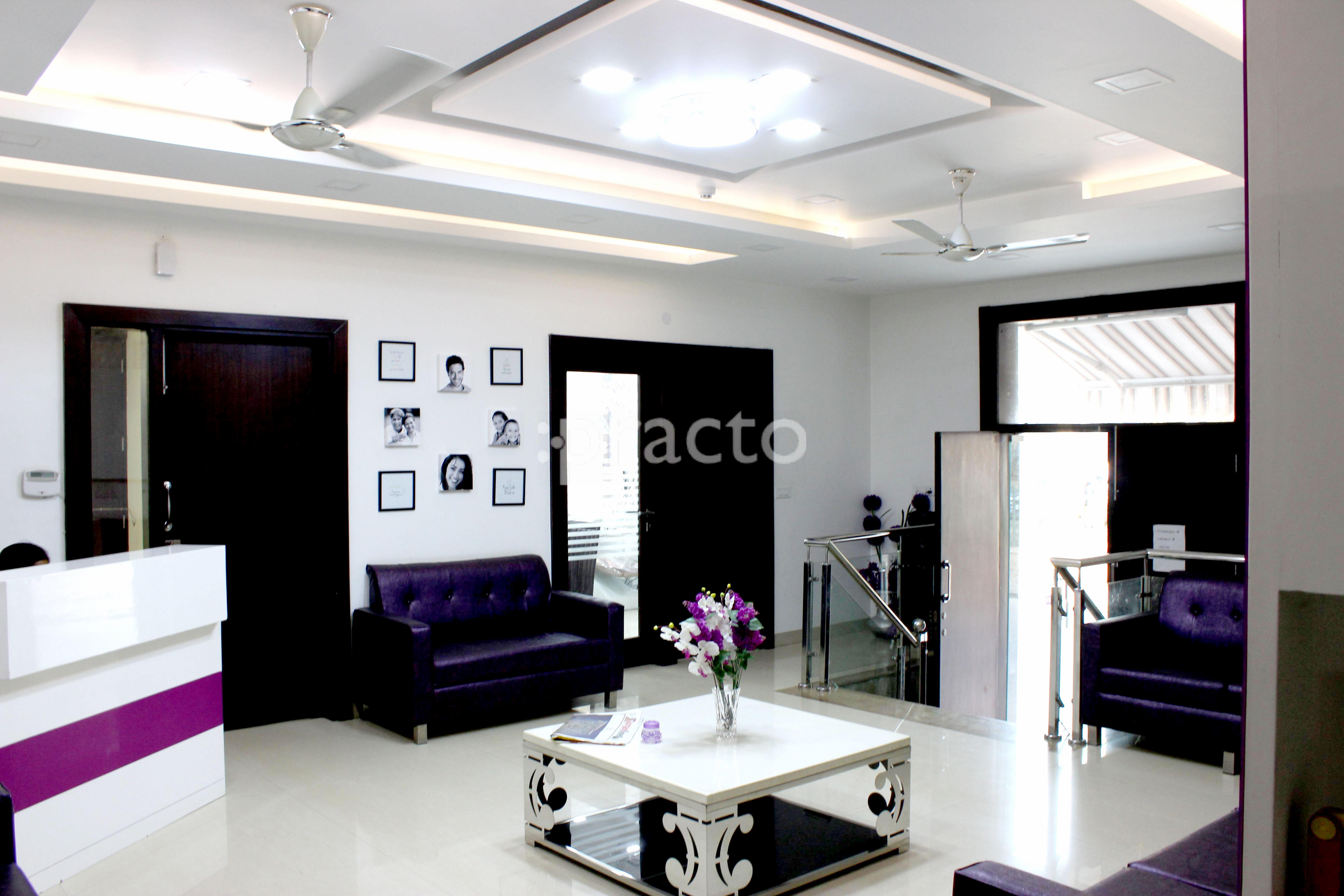 Waiting Area at SmileWorks Multispeciality Dental Studio South City-I Gurgaon
