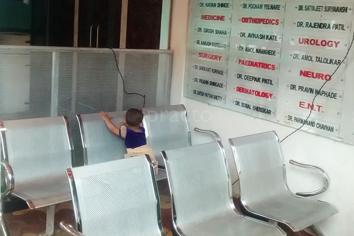 Waiting Area at Snehband Multispeciality Hospital Dapodi Pune