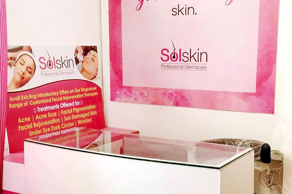 Reception at Solskin - Professional Dermacare and Surgicare Kharadi Pune