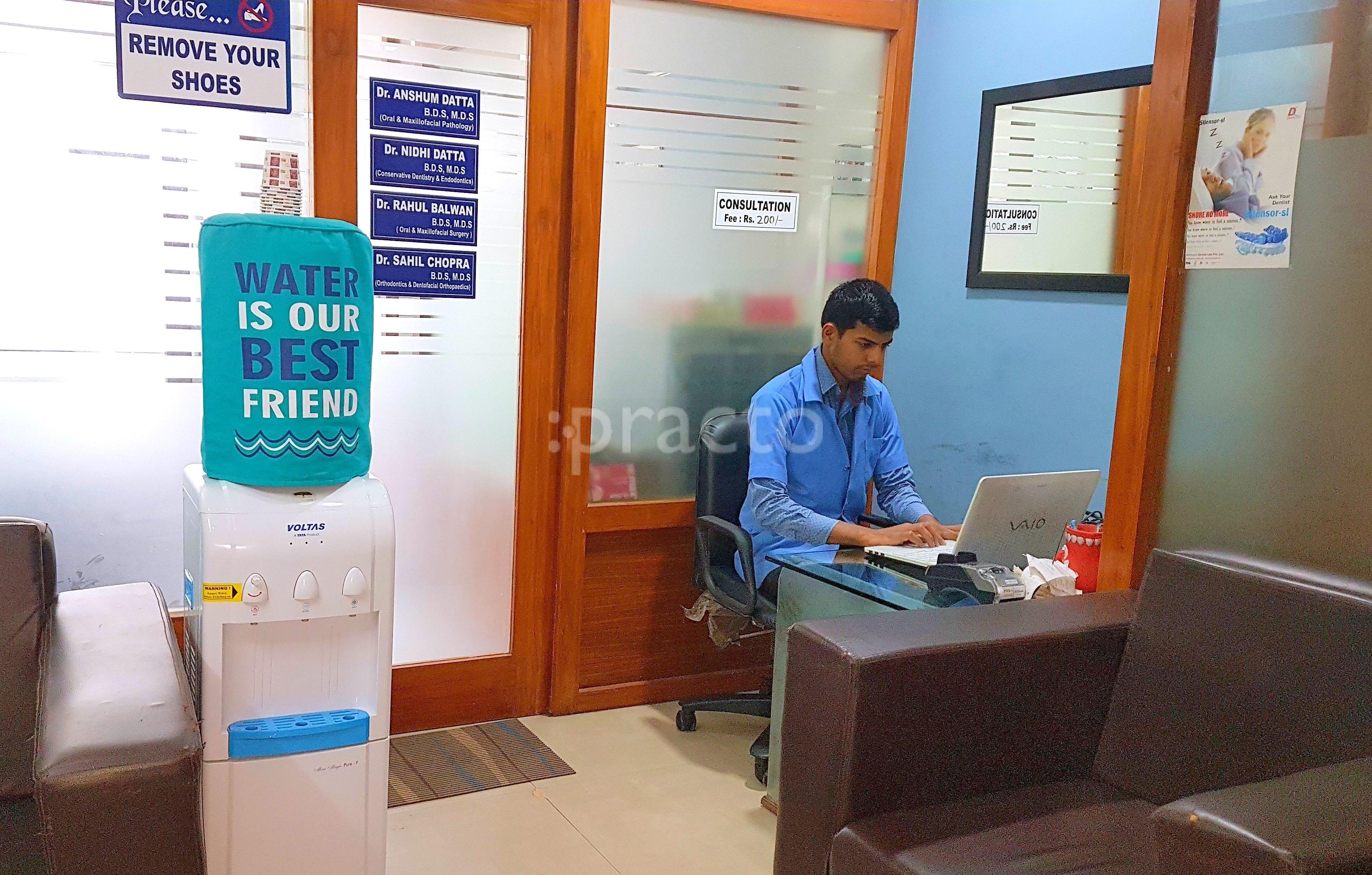 Reception at Dr. Datta's Specialists Dental Care Sector 65 Mohali