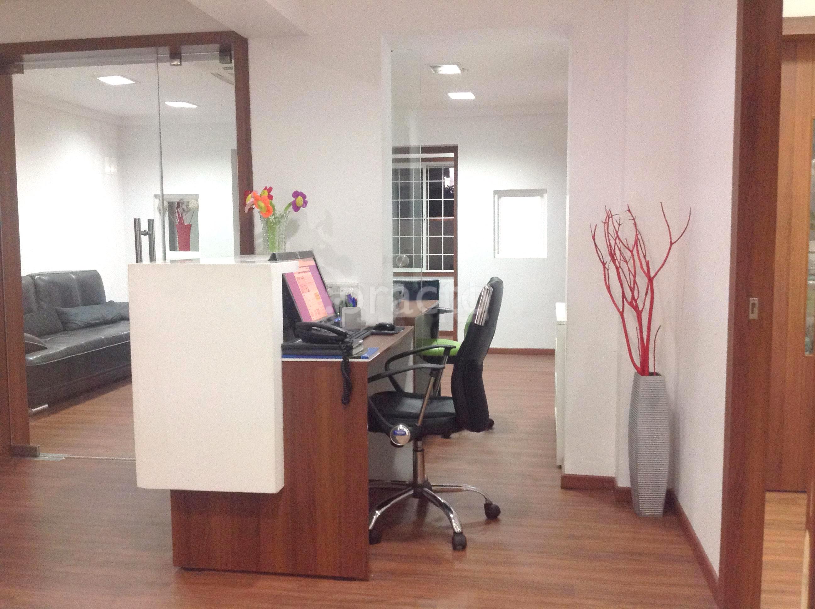 Reception at Sri The Dentist Banjara Hills Hyderabad