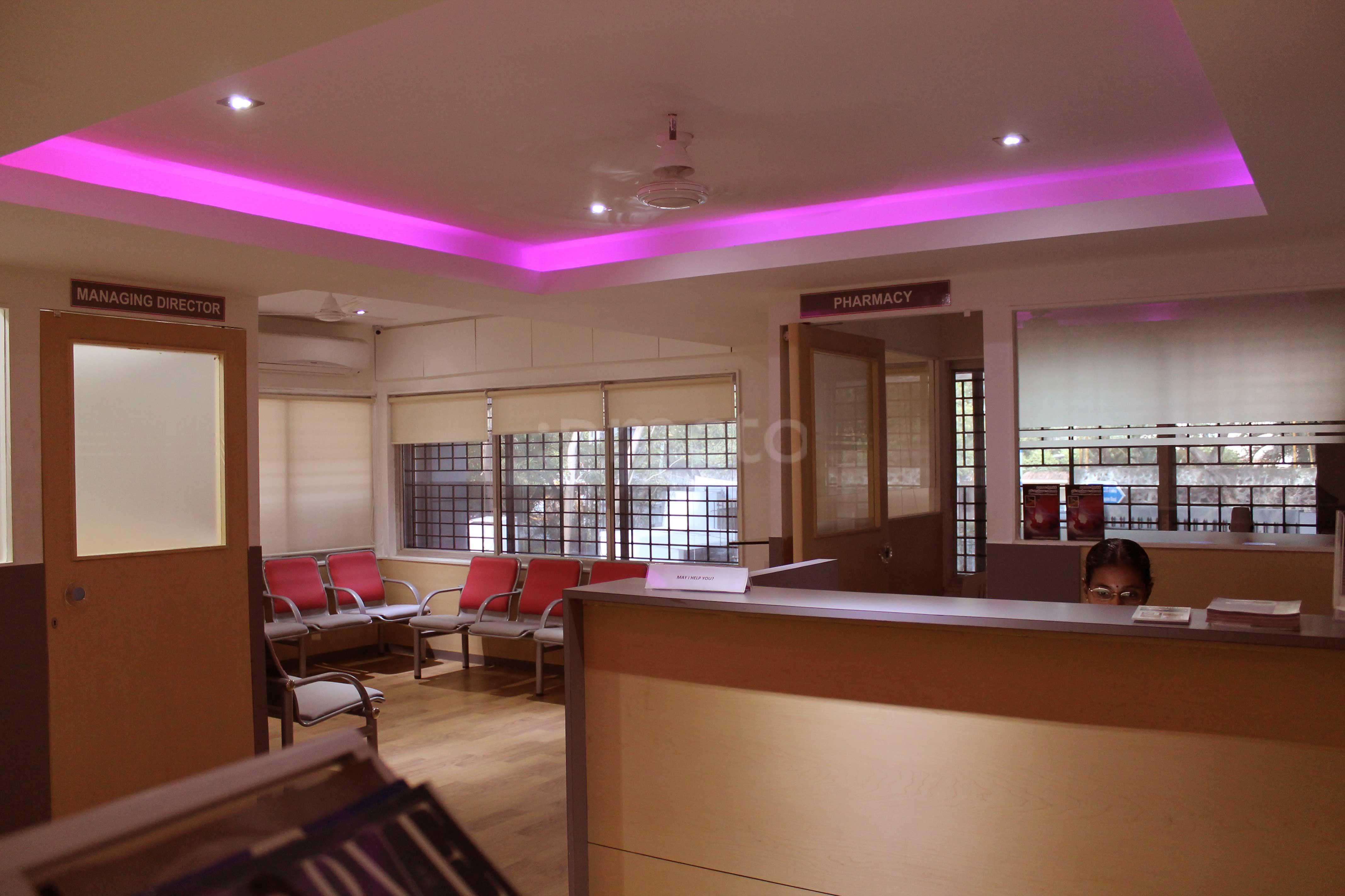 Reception at Srushti Fertility Hospital & Womens Clinic Kotturpuram Chennai