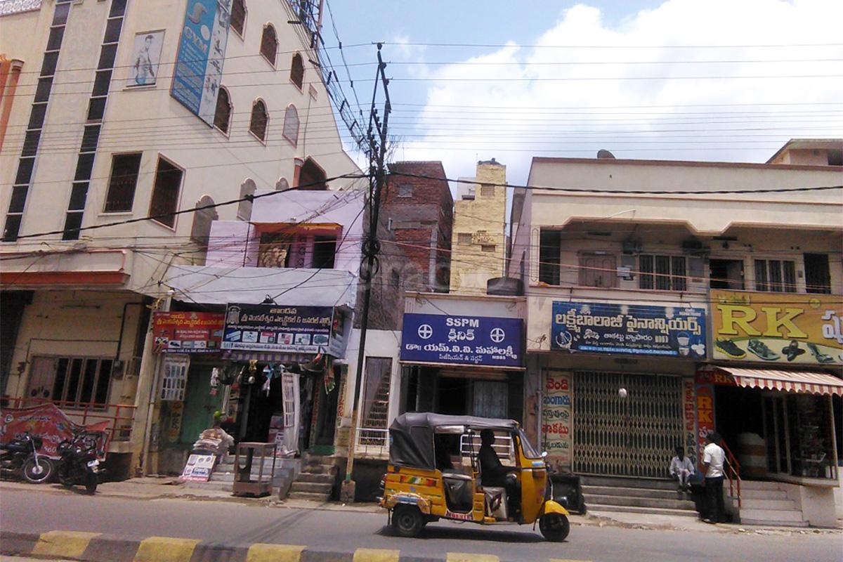 Entrance at Sspm Clinic Bhavanipuram Vijayawada