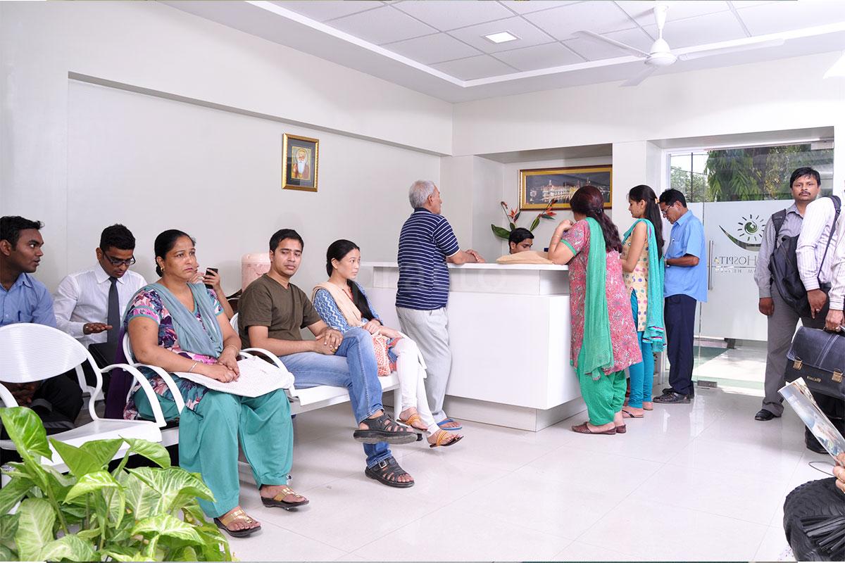 Reception at Sukhmani Hospital Safdarjung Enclave Delhi