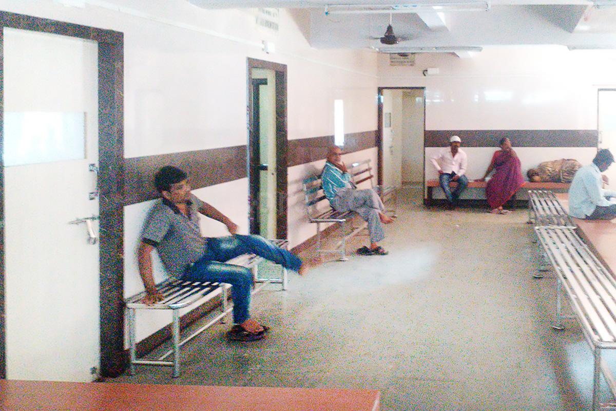 Waiting Area at Swami Sarwanand Hospital Ulhasnagar Thane