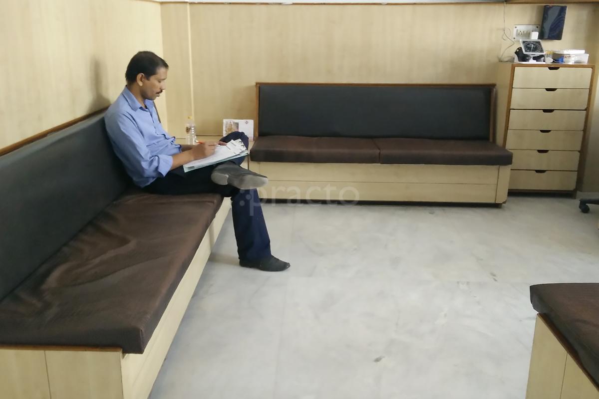 Waiting Area at Swasthik Hospital Tilak Nagar Delhi