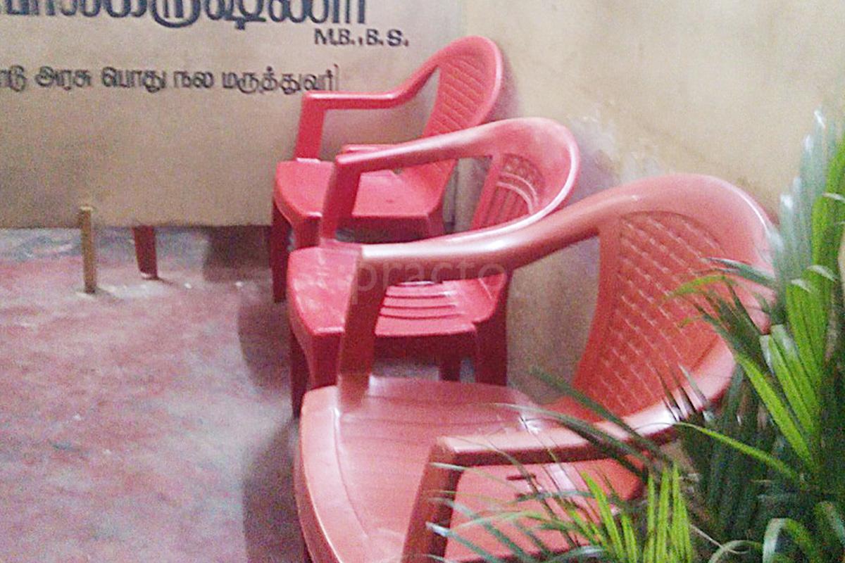 Waiting Area at T.Balakrishnan Clinic Pulianthope Chennai