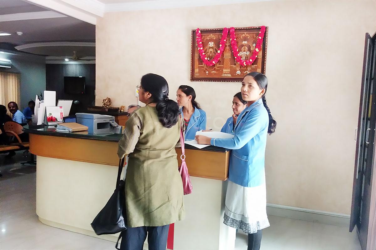 Reception at Tanvi Eye Center Secunderabad Hyderabad