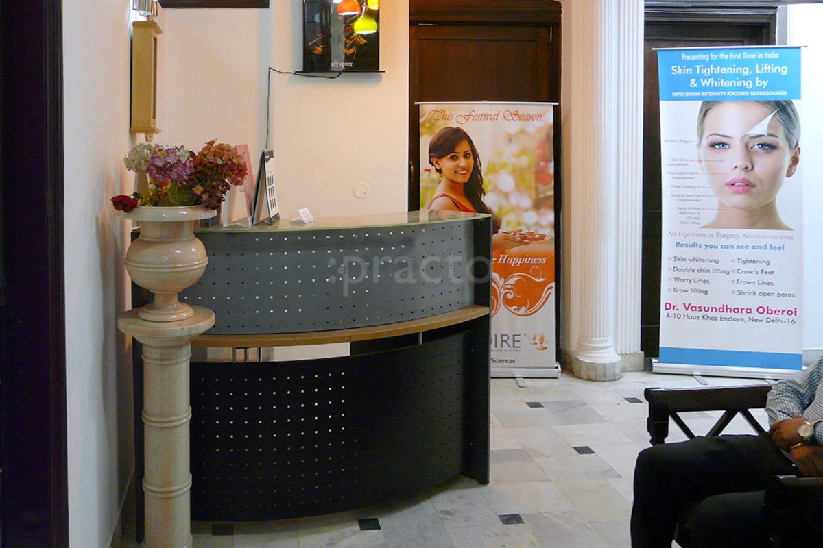 Reception at The Bone And Aesthetic Centre Hauz Khas Delhi