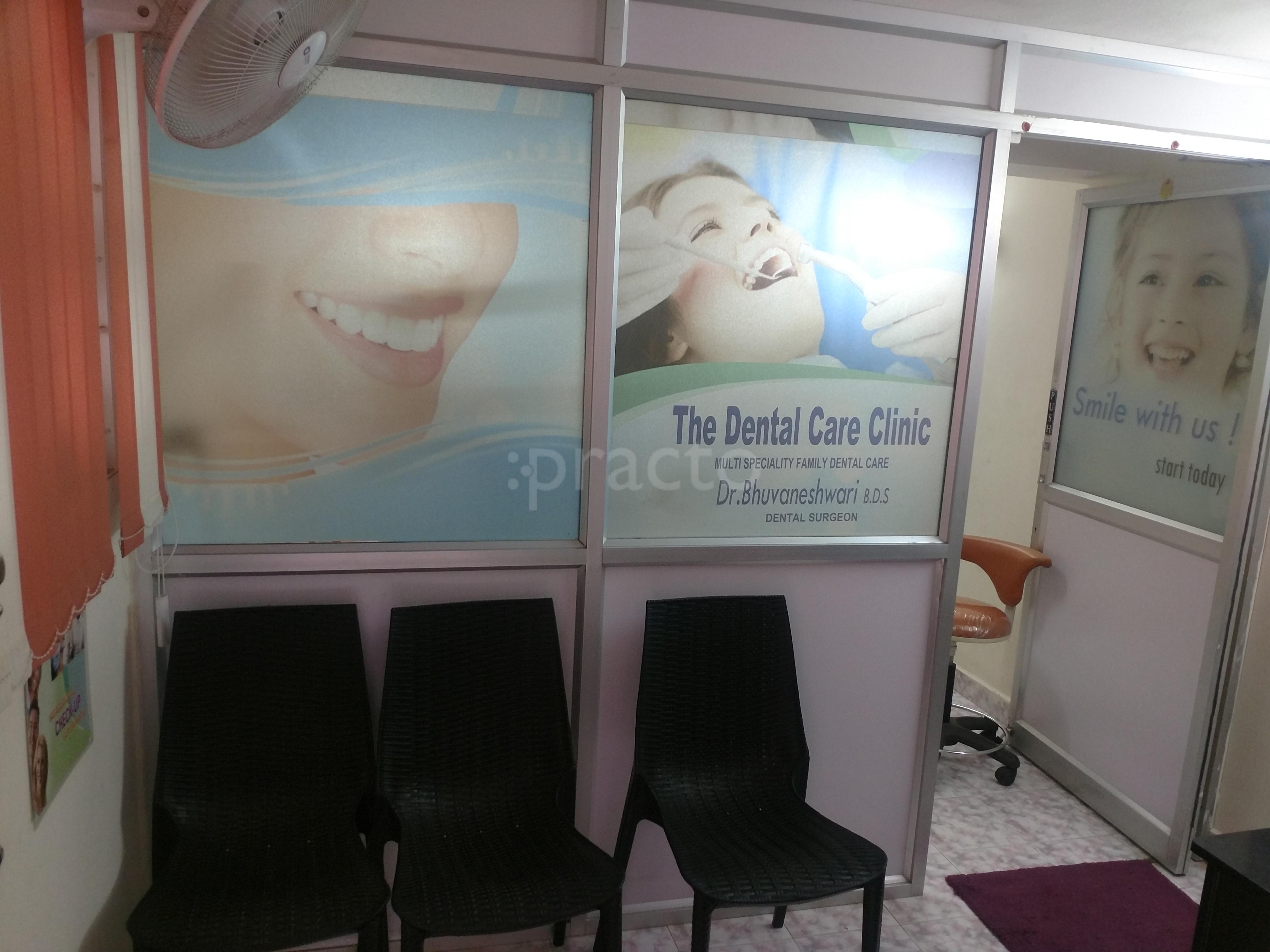 Reception at The Dental Care Clinic Velachery Chennai