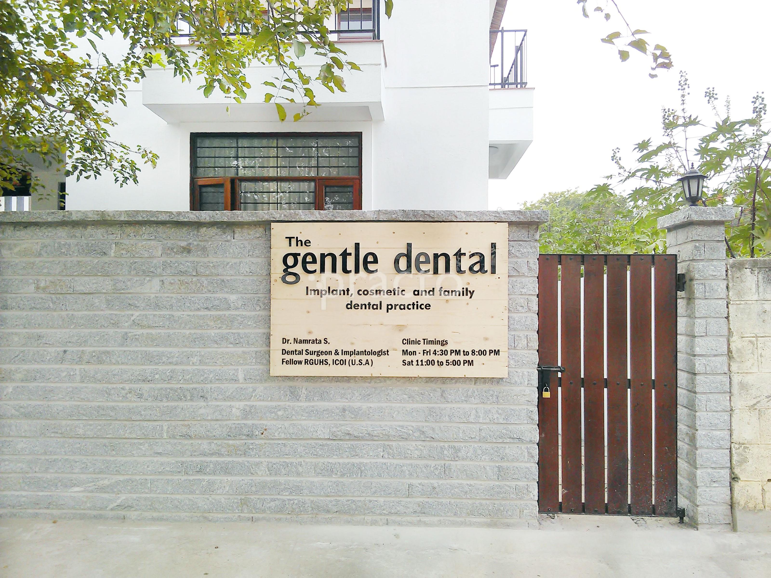 Entrance at The Gentle Dental HSR Layout Bangalore