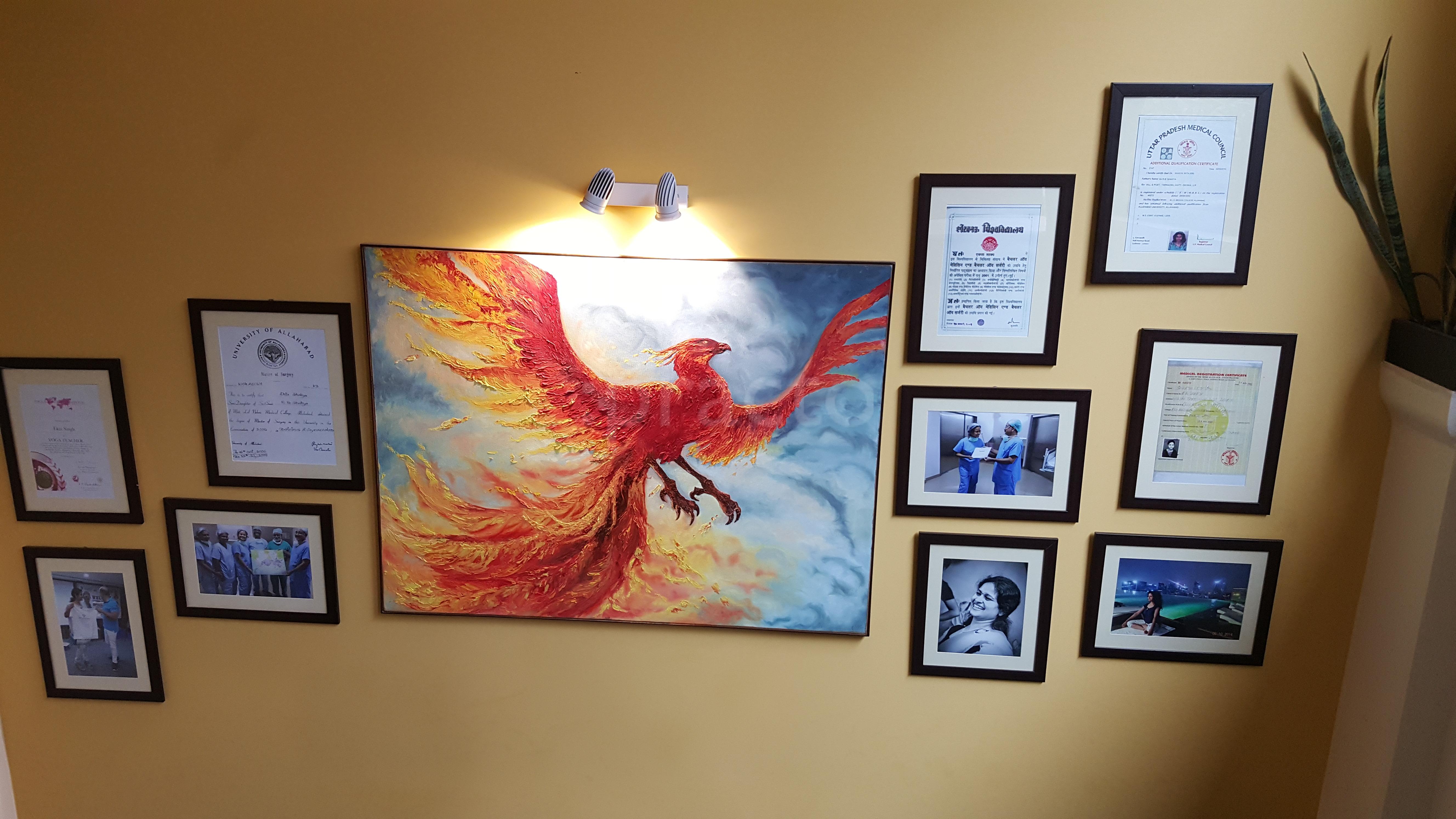 Waiting Area at The Women Care Clinic Sector 61 Noida