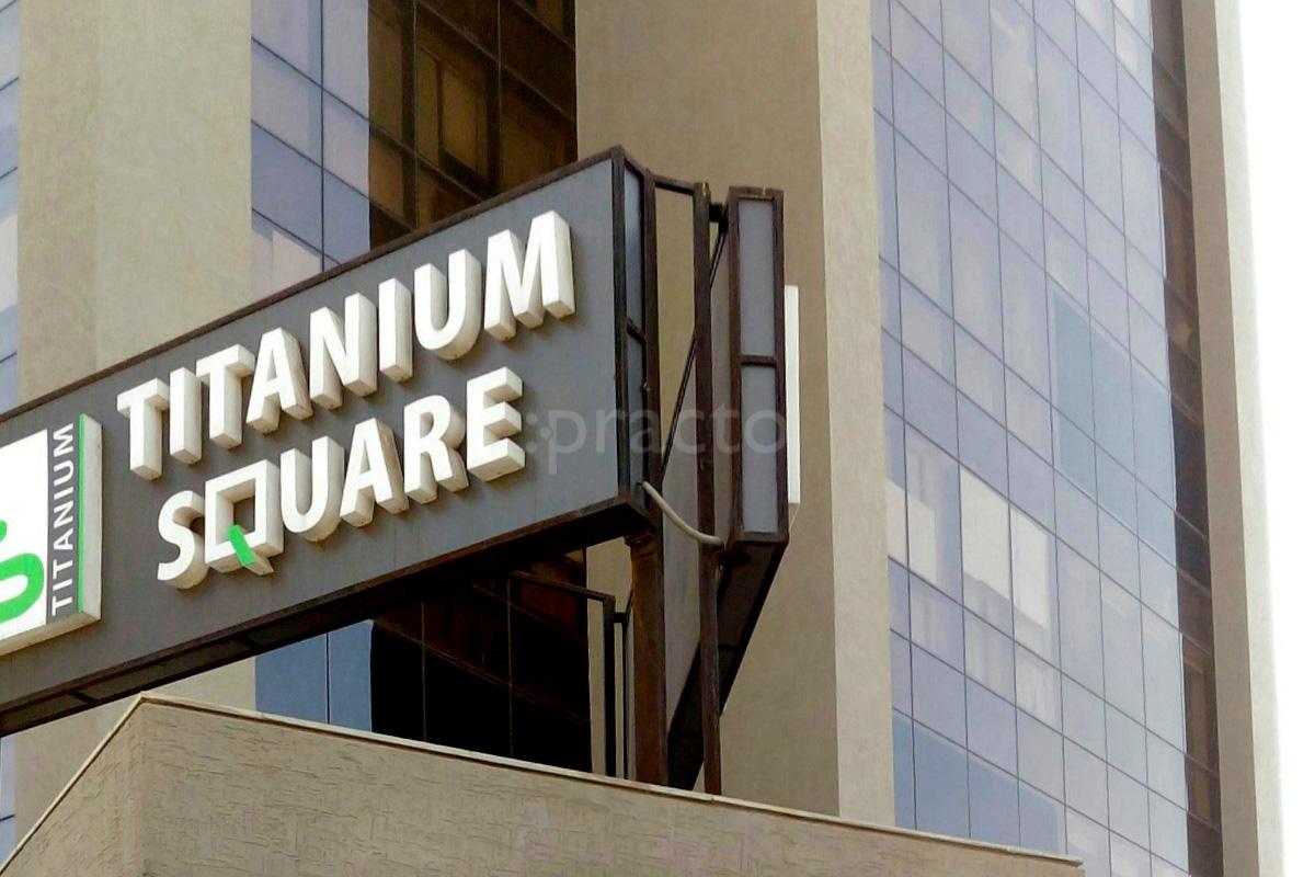 Entrance at Titanium Dental Clinic Thaltej Road Ahmedabad