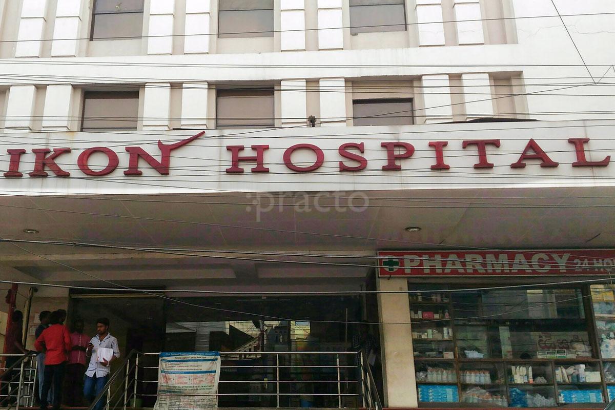 Entrance at TKR's Ikon Hospital Dilsukhnagar Hyderabad