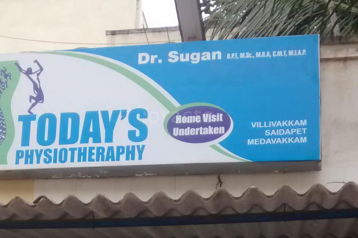 Entrance at Todays Physiotherapy Sithalapakkam Chennai