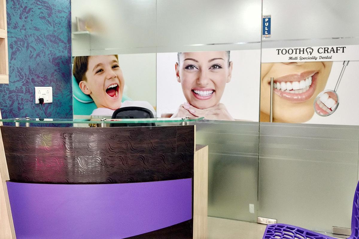 Reception at Tooth Craft Multi Speciality Dental Clinic Porur Chennai