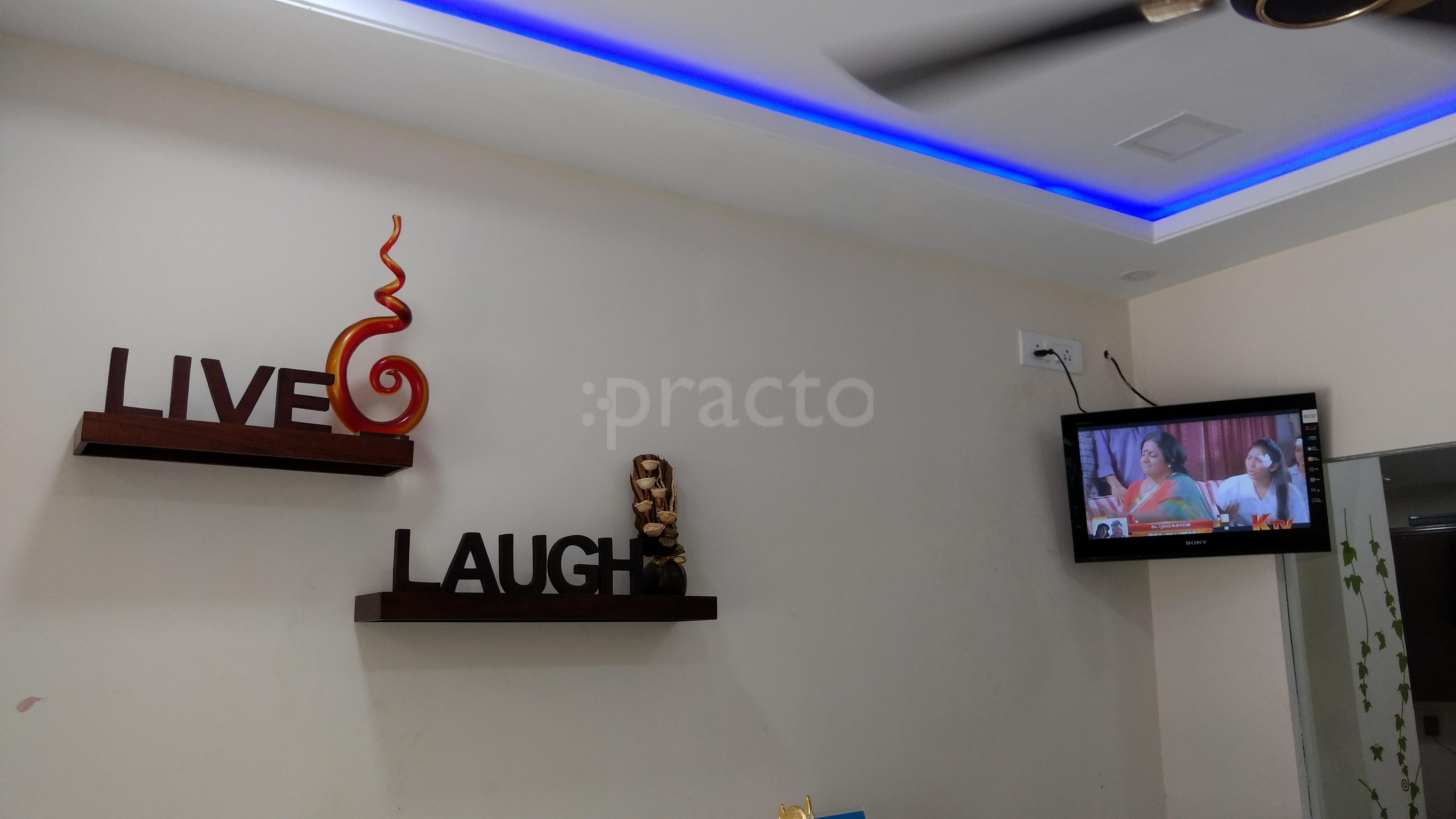 Reception Area at Tooth Fairy Dental Care Velachery Chennai