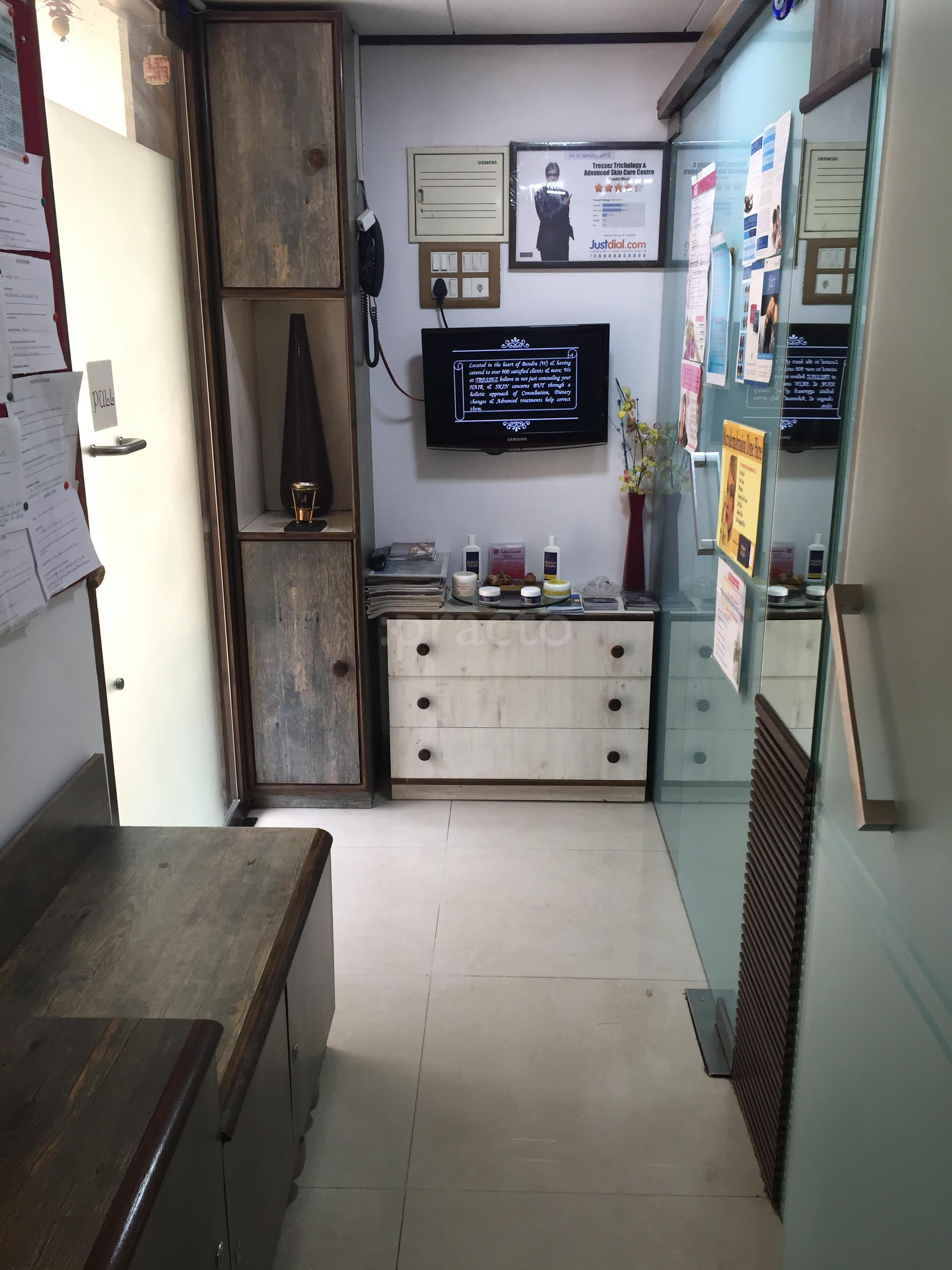 Waiting Area at Tressez Trichology & Advanced Skincare Centre Bandra West Mumbai