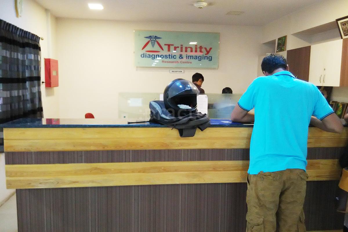 Reception at Trinity Diagnostic & Imaging Research Centre JP Nagar 2 Phase Bangalore