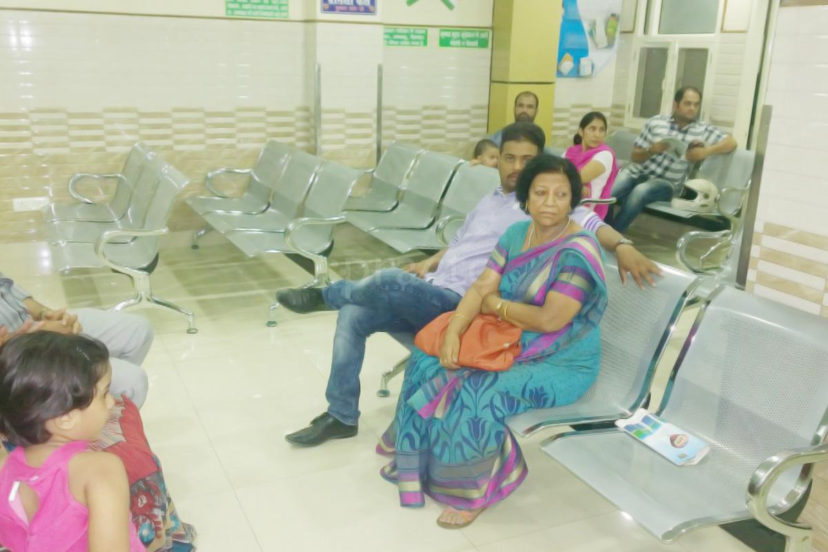 Waiting Area at Tyagi hospital Dilshad Garden Delhi