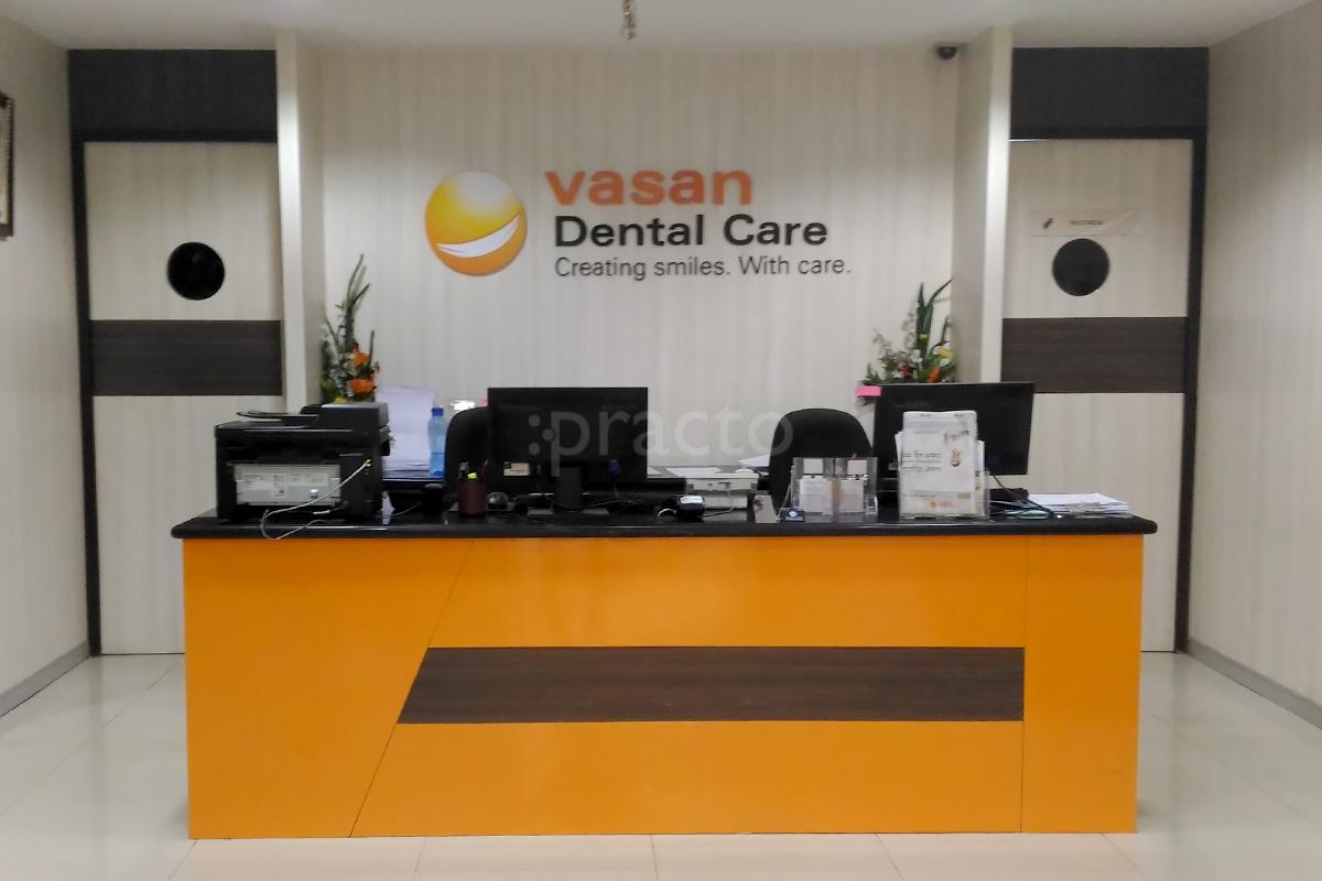 Reception at Vasan Dental Care JP Nagar 1 Phase Bangalore