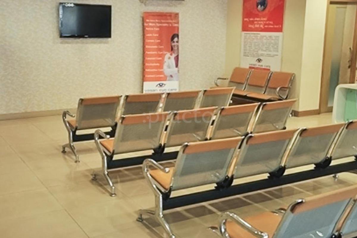 Waiting Area at Vasan Eye Care Hospital Tiruvottiyur Chennai