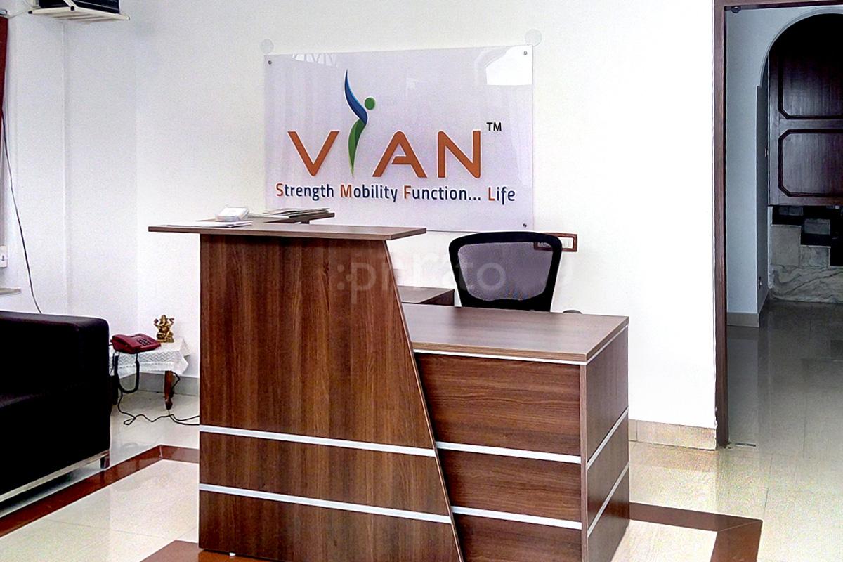 Reception at Vian Physiotherapy Clinic Sector 56 Noida