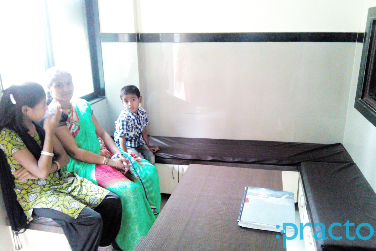 Waiting Area at Vighnaharta Clinic Bhosari Pune