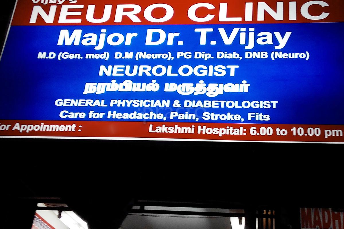 Vijay S Neuro Clinic Neurology Clinic In Mogappair Chennai