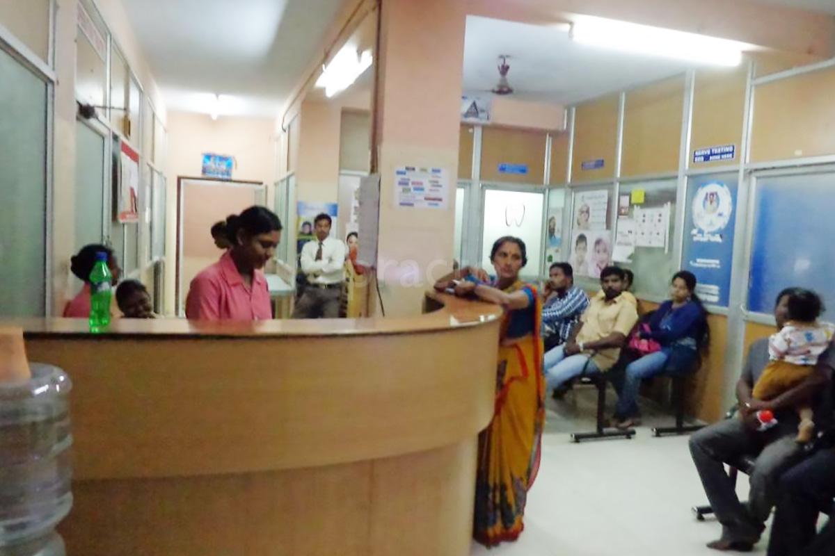 Reception at Vijay's Neuro Clinic Mogappair Chennai