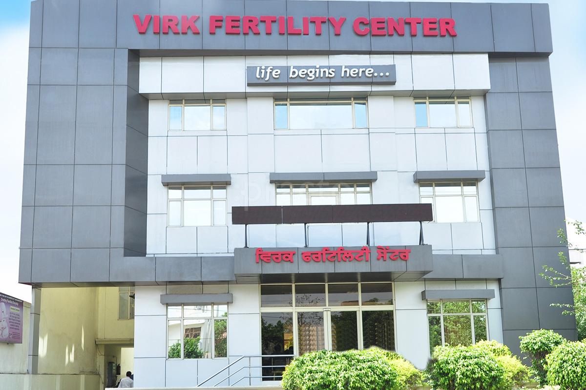 Entrance at Virk Fertility Services Guru Ravidass Road Jalandhar