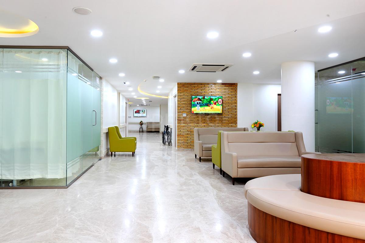 Reception Area at VS Hospitals Kilpauk Chennai