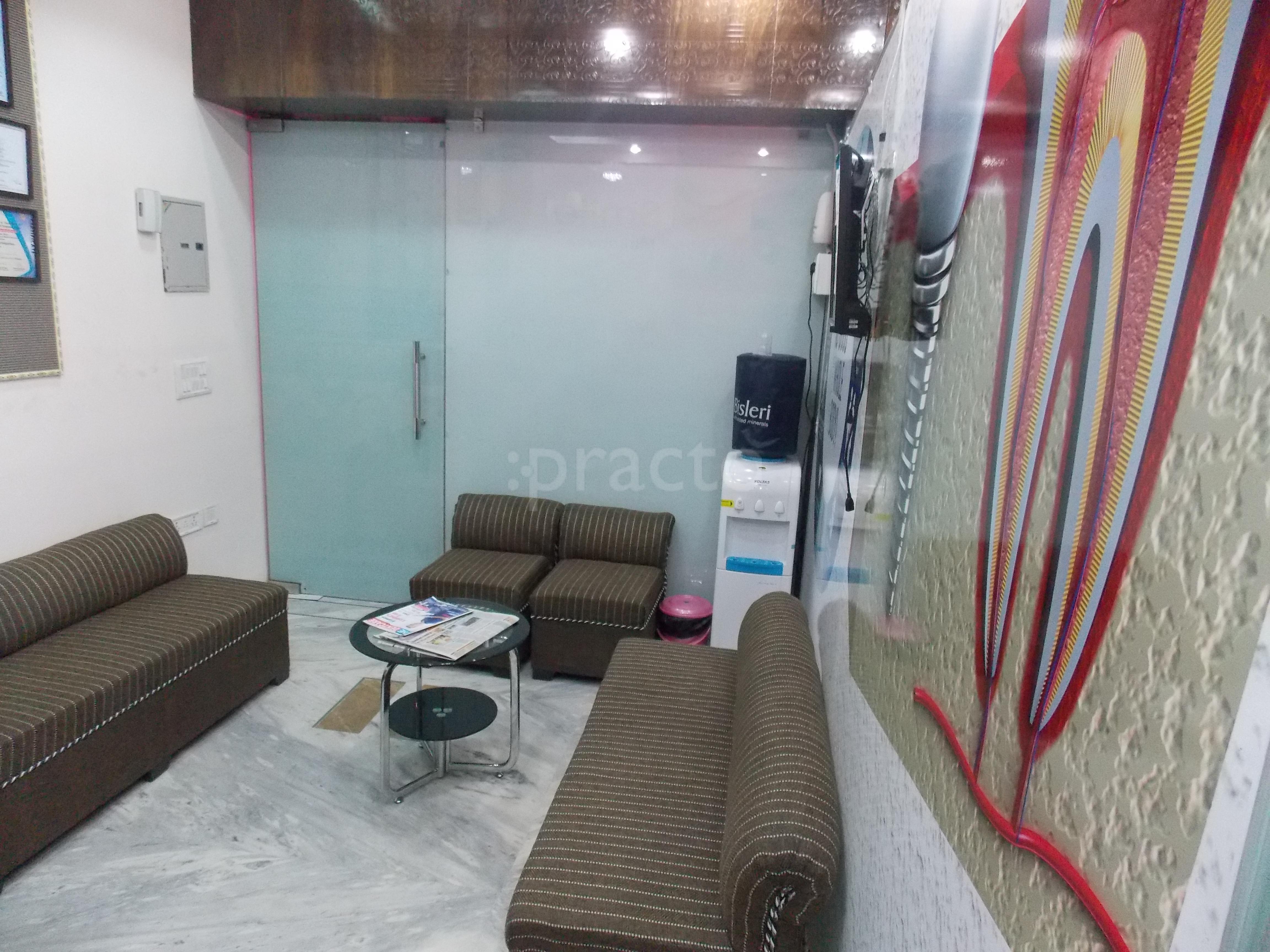 Waiting Area at Wisdom Dental Maxillofacial & Implant Clinic Dwarka Delhi